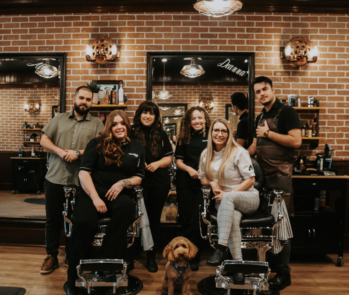 The kamloops haircut team at Manhandler Barbershop