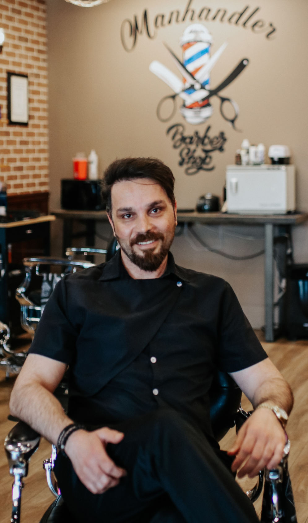 Mohammad Barber in Downtown Kamloops
